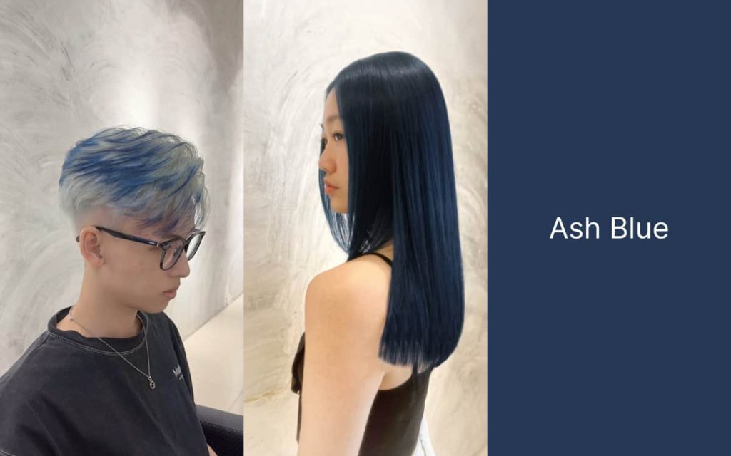 Ash Blue Hair Colour