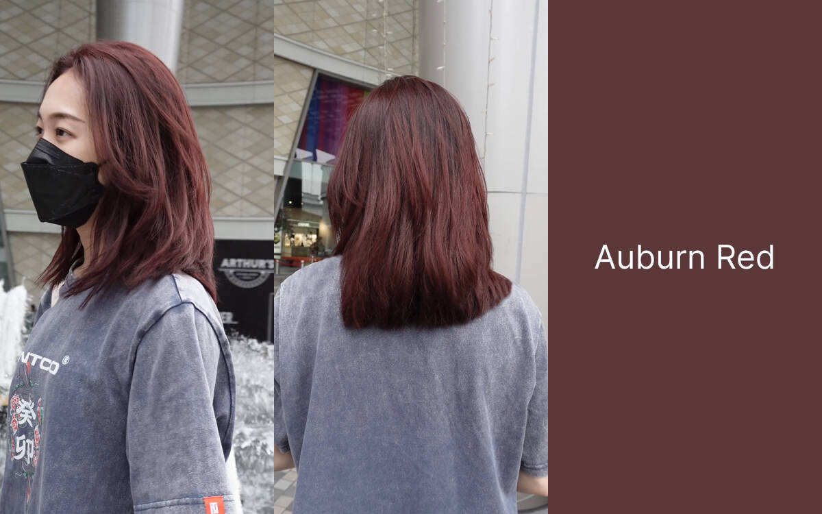 Auburn Red Hair Colour